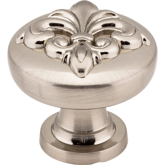 JEFFREY ALEXANDER 218SN Lafayette 1-3/8" Diameter Mushroom Knob - Satin Nickel