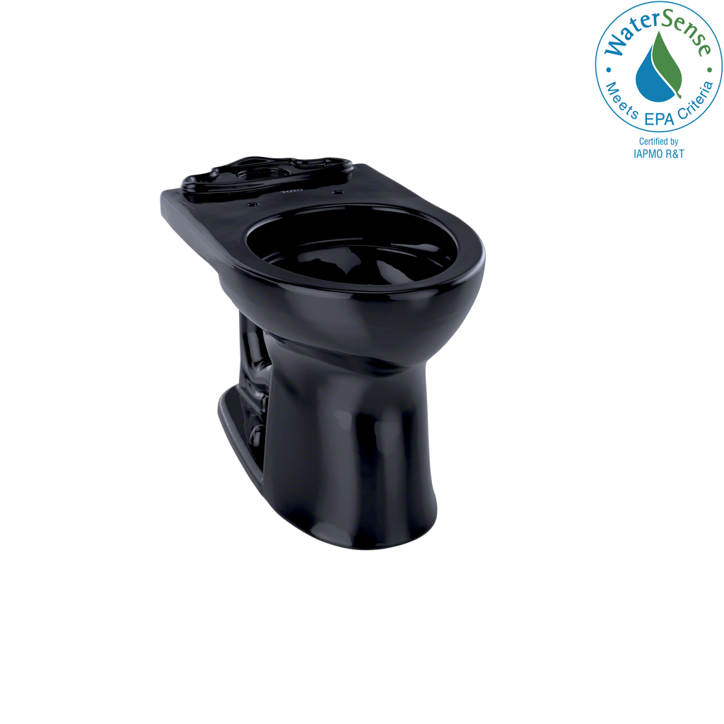 TOTO C453CUF#51 Drake Ii Universal Height Round Toilet Bowl - Ebony