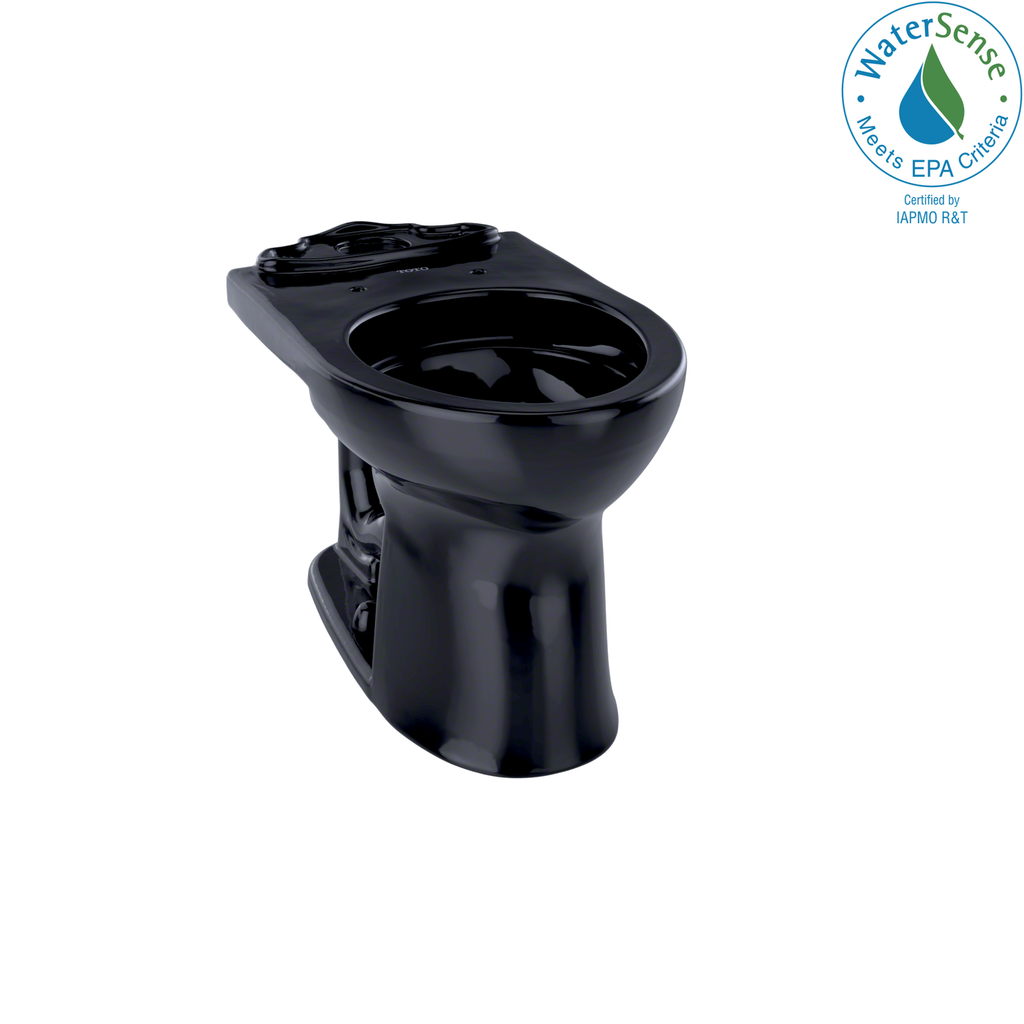 TOTO C453CUF#51 Drake Ii Universal Height Round Toilet Bowl - Ebony