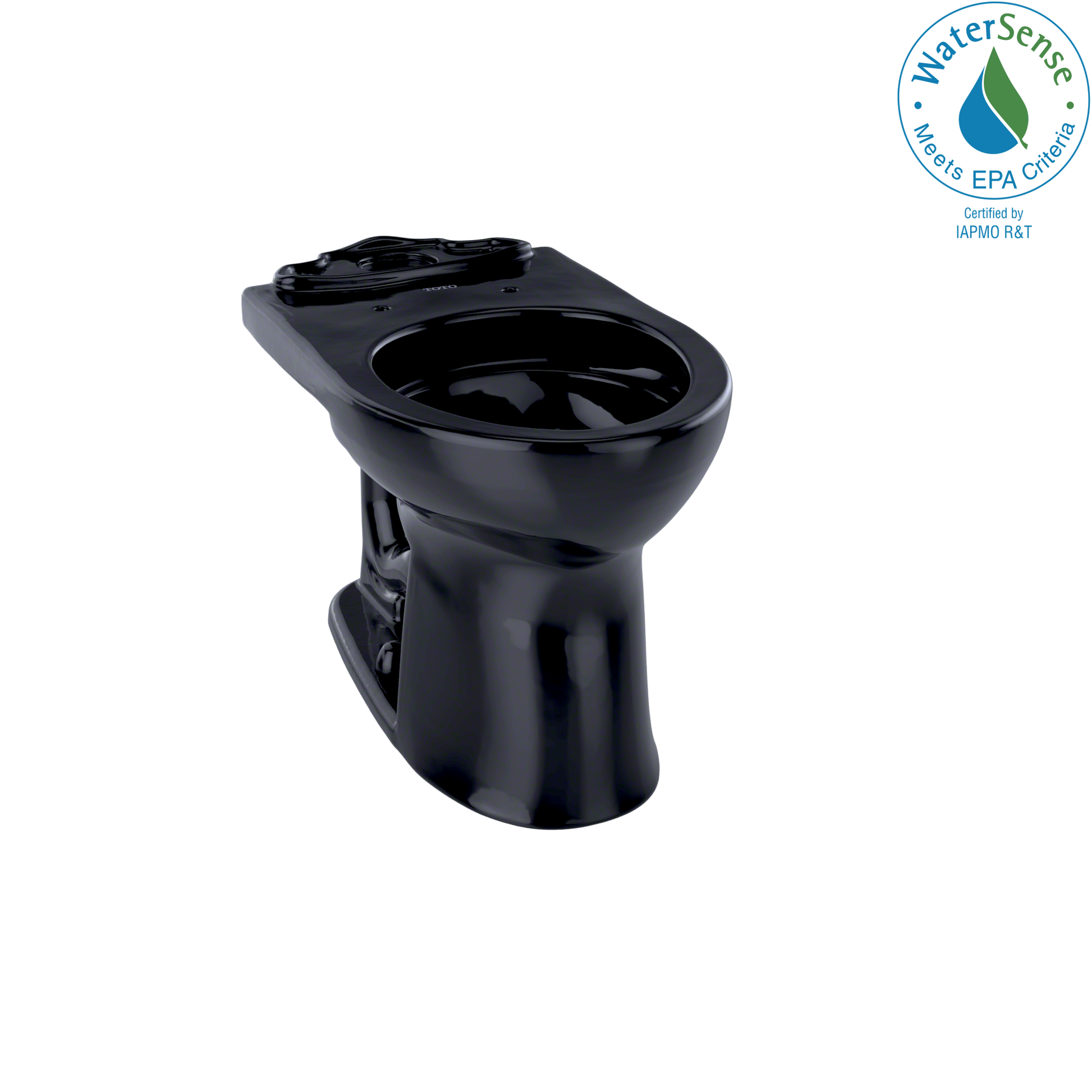 TOTO C453CUF#51 Drake Ii Universal Height Round Toilet Bowl - Ebony