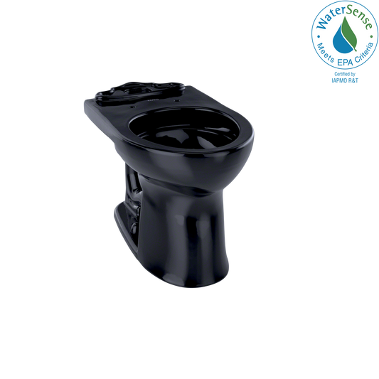 TOTO C453CUF#51 Drake Ii Universal Height Round Toilet Bowl - Ebony