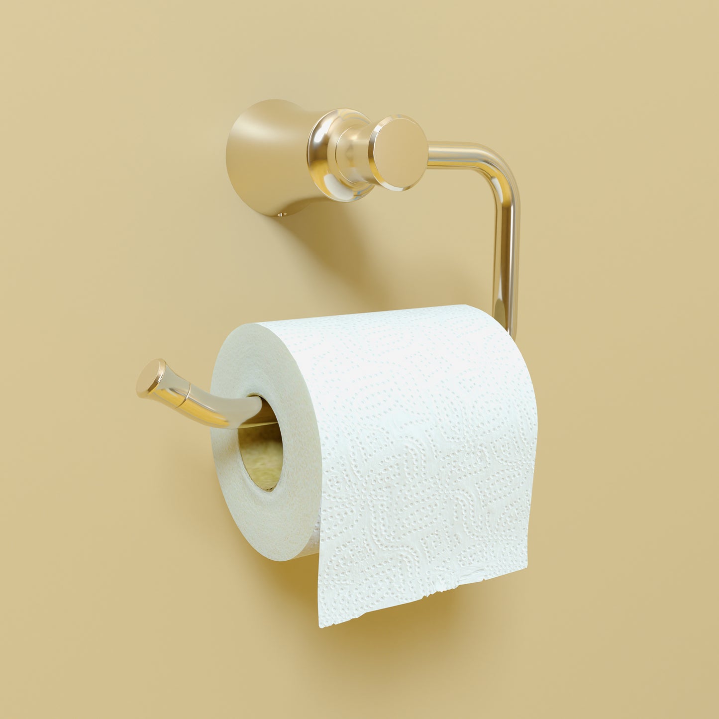 HANSGROHE 04787830 Polished Nickel Joleena Transitional Toilet Paper Holder