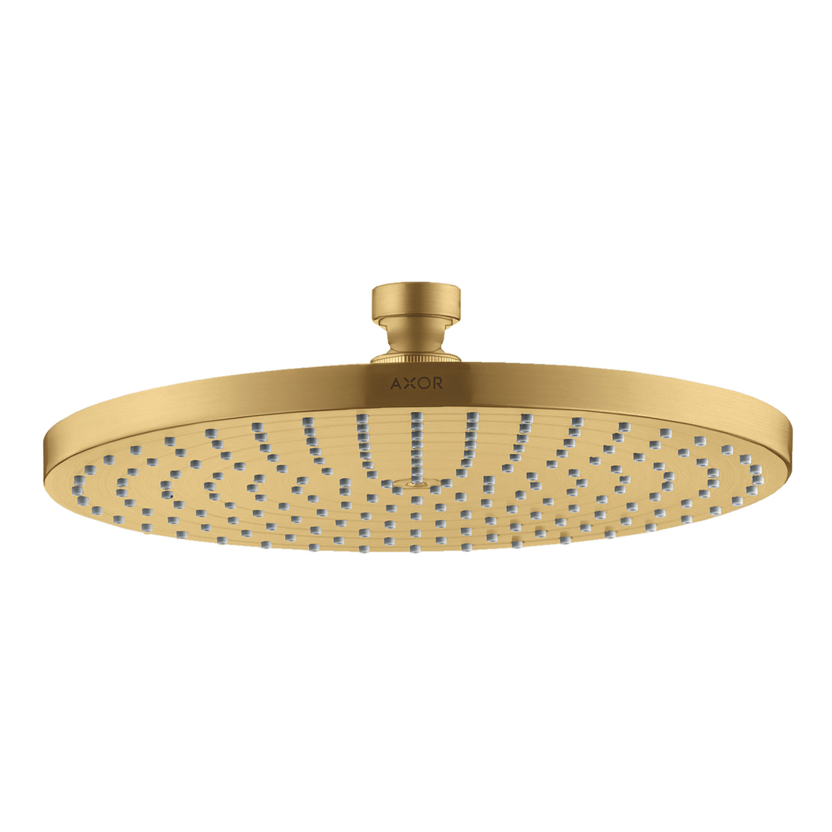 AXOR 26071251 Starck Showerhead 240 1-Jet, 1.75 GPM - Brushed Gold Optic