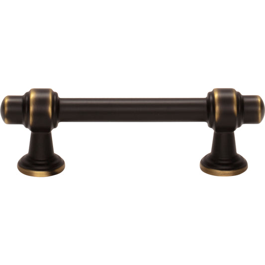 ATLAS 314-CFB Bronte 3" Center to Center Bar Pull - Cafe Bronze