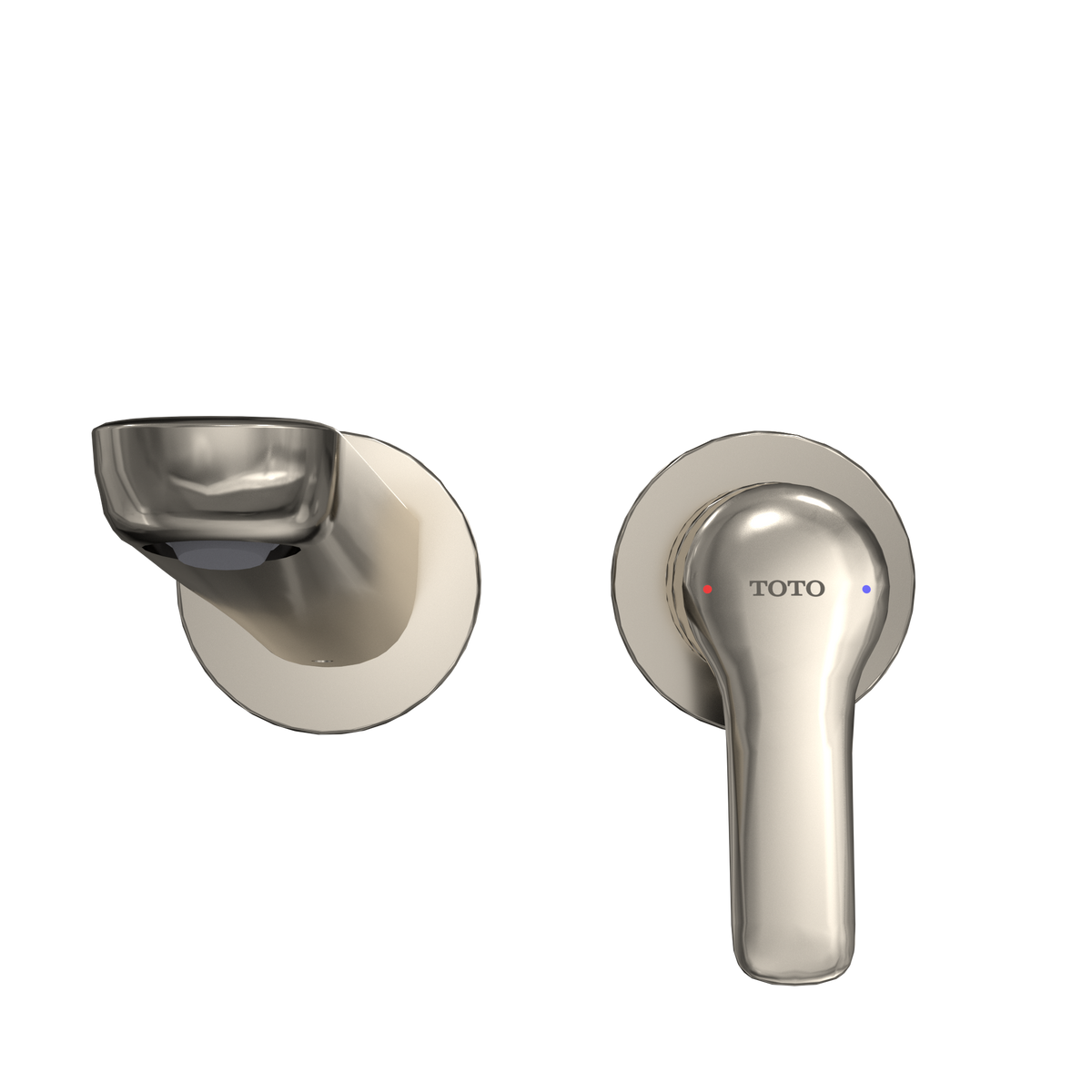 TOTO TLG03308U#PN Gs 1.2 Gpm Wall-Mount Single-Handle Bathroom Faucet With Comfort Glide Technology - Polished Nickel