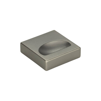 ATLAS A833-SL Thin Square 1 1/4" Length Square Knob - Slate