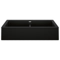 BLANCO 526554 Vintera Vintera SILGRANIT 33" Double Bowl Apron-Front Farmhouse Sink - Coal Black in Coal Black