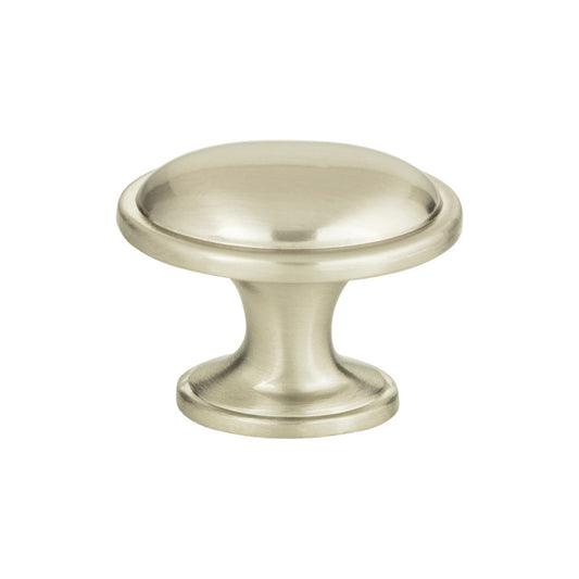 ATLAS 316-brn Austen 1 5/16" Length Oval Knob - Brushed Nickel