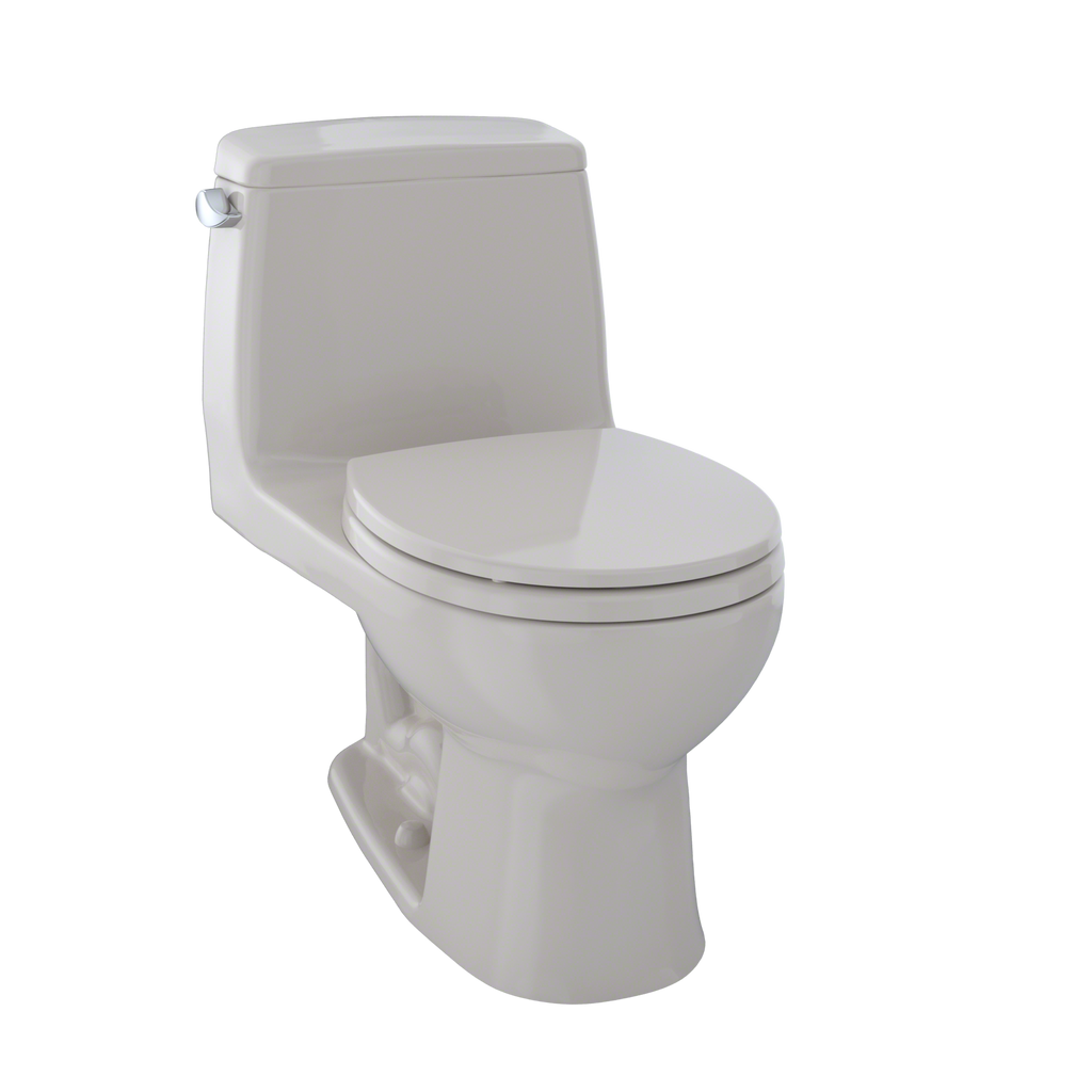TOTO MS853113E#12 Eco Ultramax One-Piece Round Bowl 1.28 Gpf Toilet - Sedona Beige