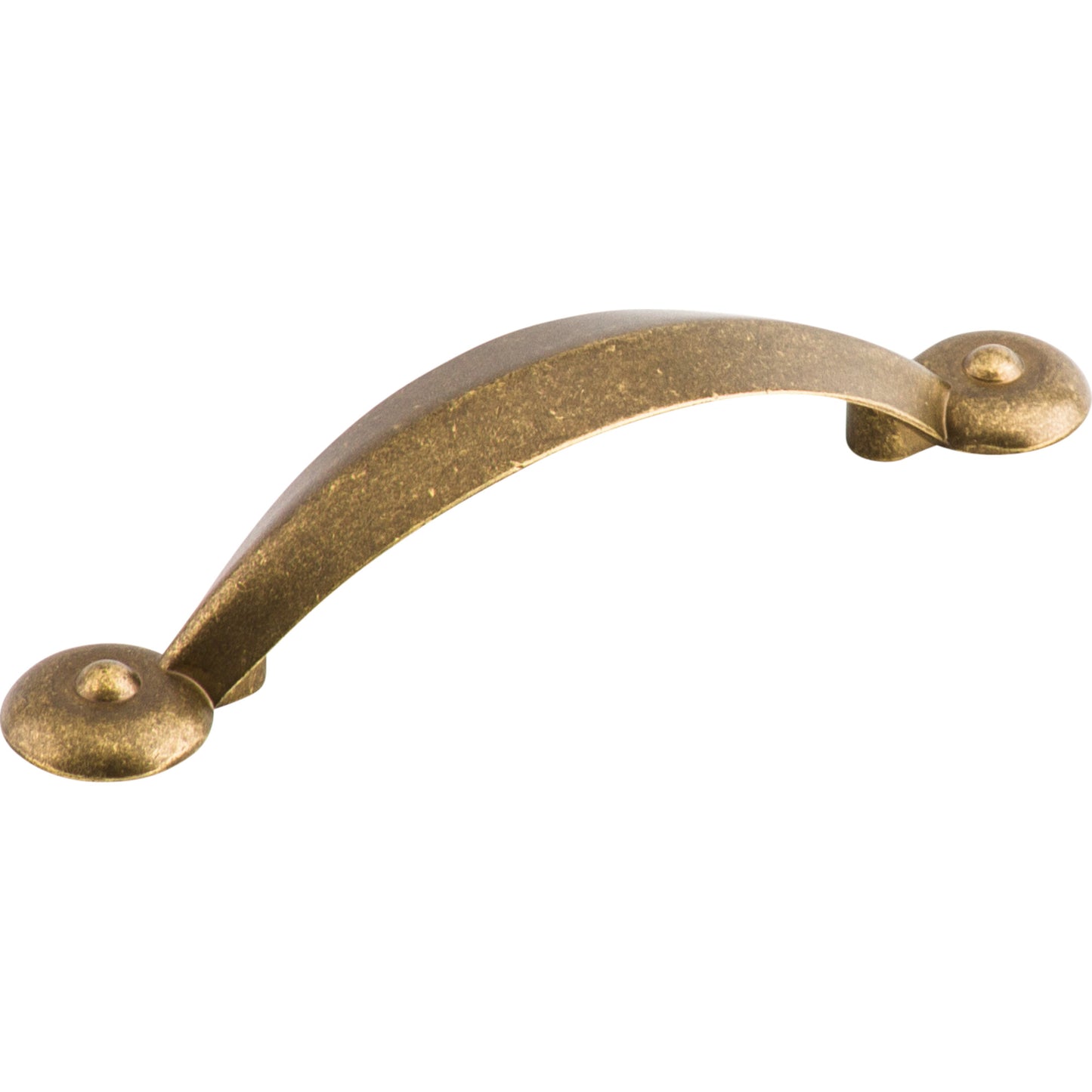 TOP KNOBS M1731 Angle 3" Center to Center Bar Pull - German Bronze