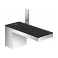 AXOR 47010601 MyEdition Single-Hole Faucet 70, 1.2 GPM - Chrome / Black Glass