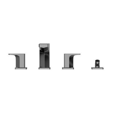 TOTO TBG07202U#CP Ge Two-Handle Deck-Mount Roman Tub Filler Trim With Handshower - Polished Chrome