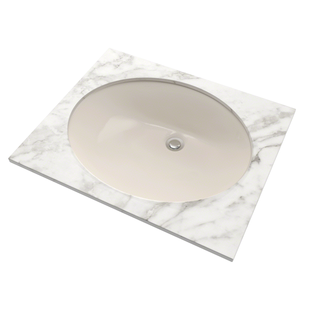 TOTO LT579G#12 Rendezvous Oval Undermount Bathroom Sink With Cefiontect - Sedona Beige