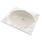 TOTO LT579G#12 Rendezvous Oval Undermount Bathroom Sink With Cefiontect - Sedona Beige