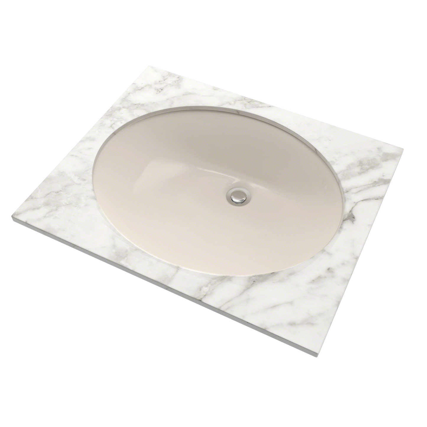 TOTO LT579G#12 Rendezvous Oval Undermount Bathroom Sink With Cefiontect - Sedona Beige