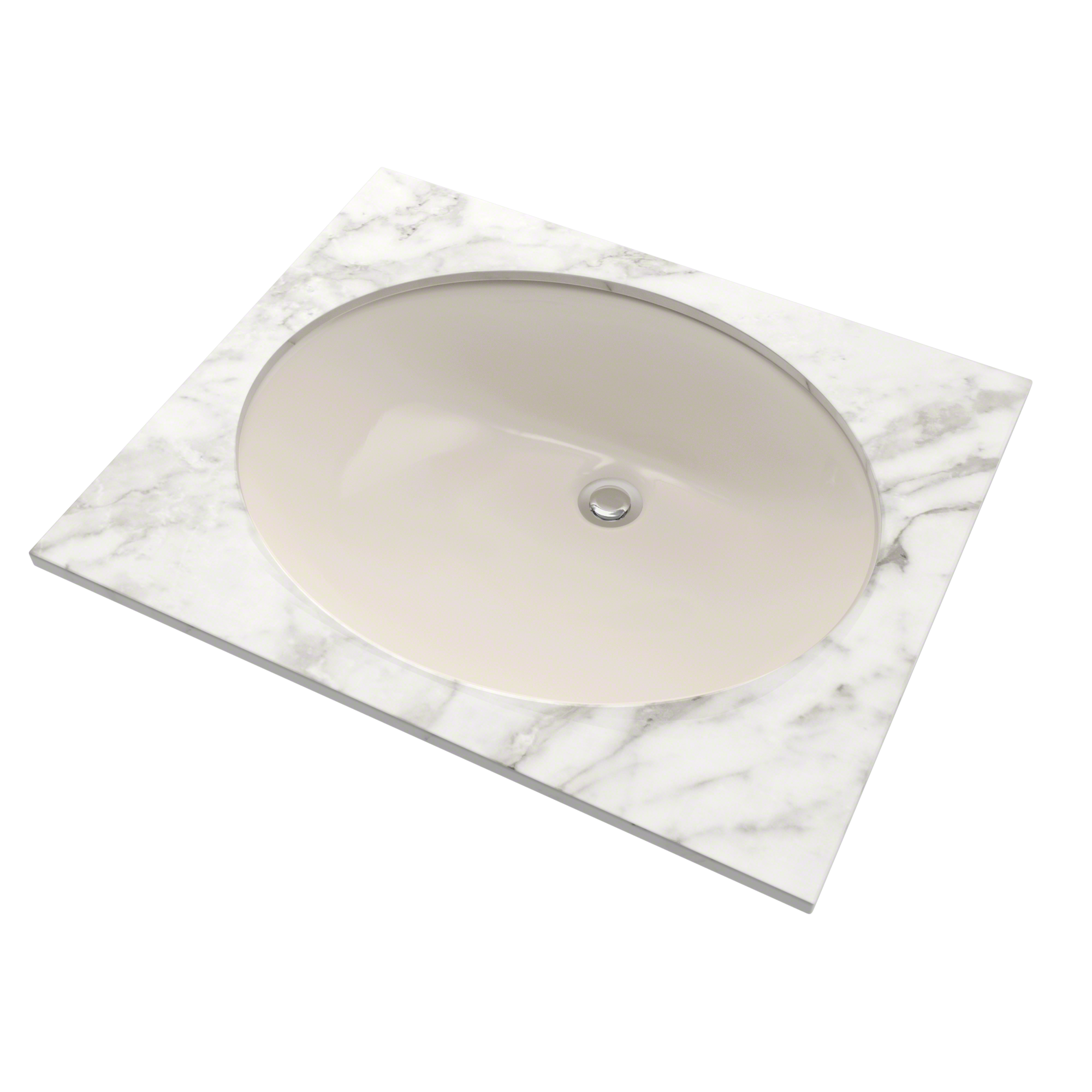 TOTO LT579G#12 Rendezvous Oval Undermount Bathroom Sink With Cefiontect - Sedona Beige