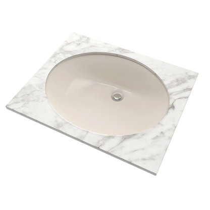 TOTO LT579G#12 Rendezvous Oval Undermount Bathroom Sink With Cefiontect - Sedona Beige