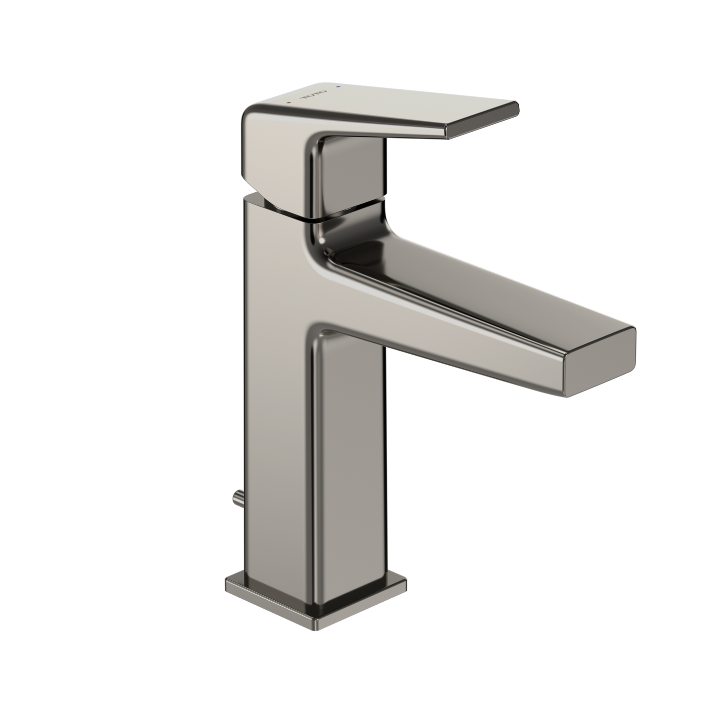 TOTO TLG10301U#PN GB Series 1.2 GPM Single Handle Bathroom Sink Faucet with COMFORT GLIDE Technology and Drain Assembly , Polished Nickel