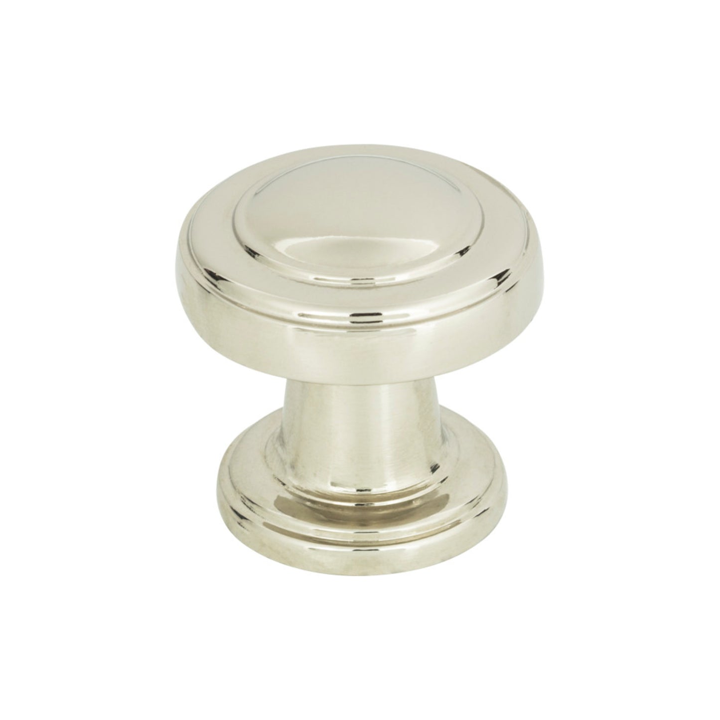 ATLAS 313-pn Bronte 1 1/8" Diameter Round Knob - Polished Nickel