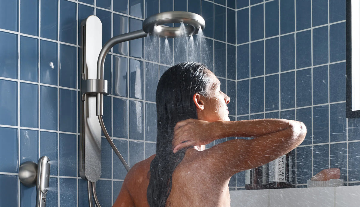 MOEN N207C0SRN Spa Shower Two-Function 7.9" Diameter Spray Head Standard with Handshower - Spot Resist Brushed Nickel