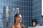 MOEN N207C0SRN Spa Shower Two-Function 7.9" Diameter Spray Head Standard with Handshower - Spot Resist Brushed Nickel