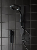 MOEN N207C0BL Spa Shower Two-Function 7.9" Diameter Spray Head Standard with Handshower - Matte Black