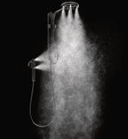MOEN N207C0BL Spa Shower Two-Function 7.9" Diameter Spray Head Standard with Handshower - Matte Black