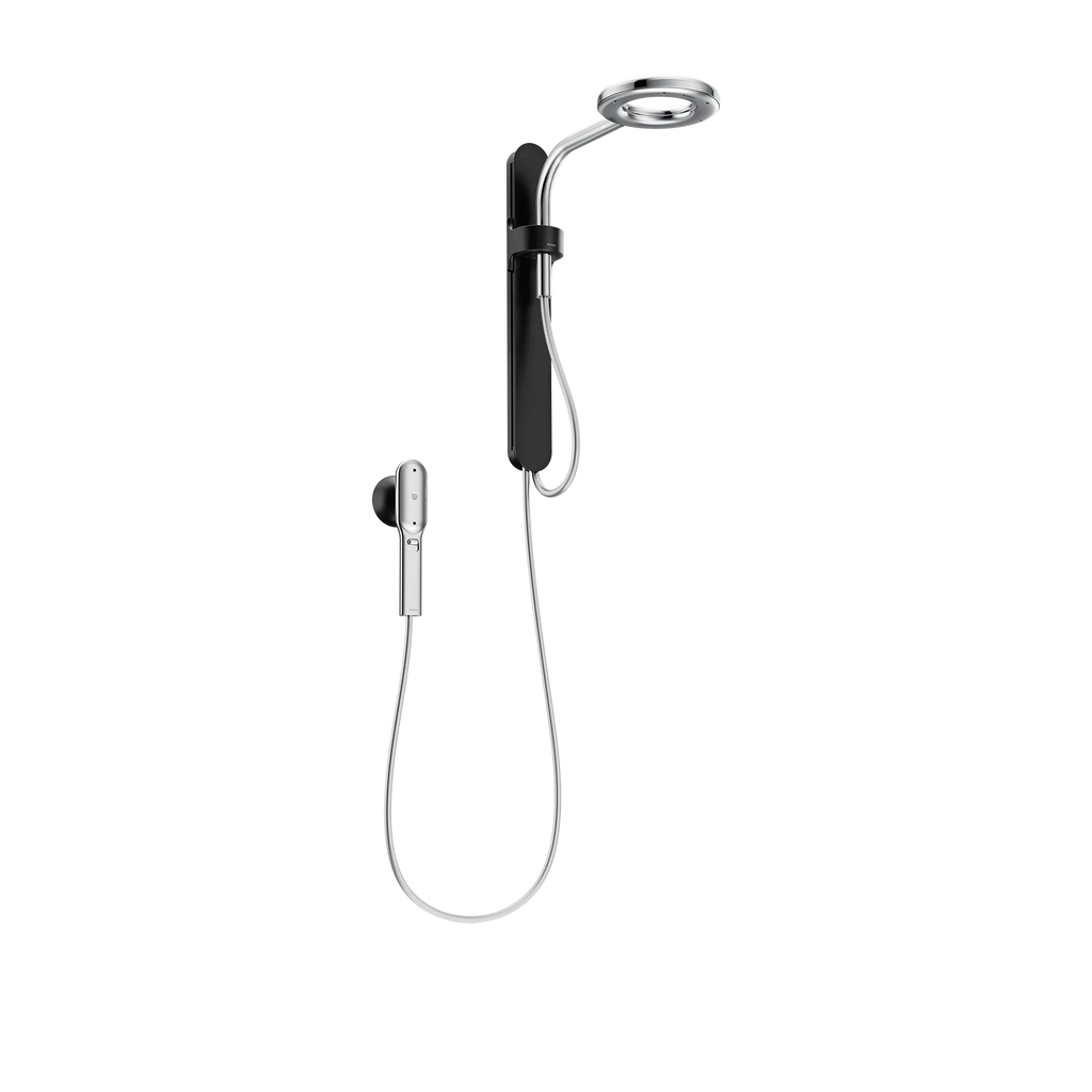 MOEN N207C0BLC Spa Shower Two-Function 7.9"  with Handshower - Matte Black/Chrome