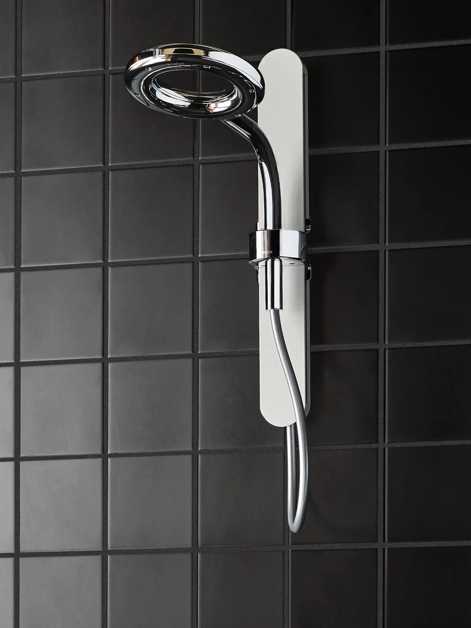 MOEN N207C0CH Spa Shower Two-Function 7.9" Diameter Spray Head Standard with Handshower - Chrome/White