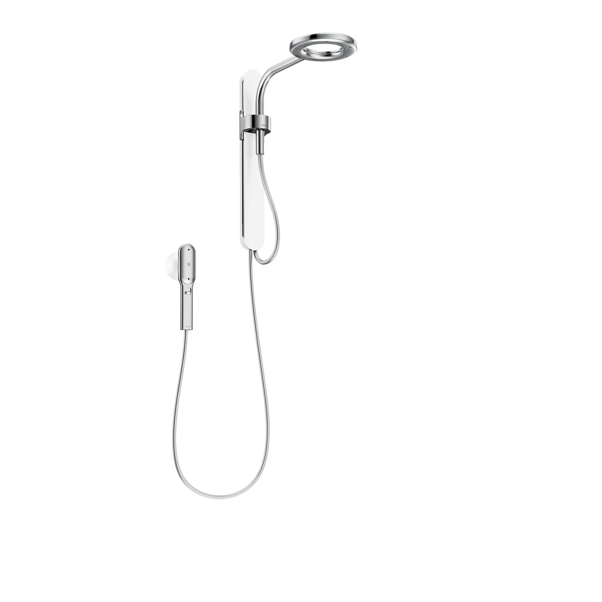 MOEN N207C0CH Spa Shower Two-Function 7.9" Diameter Spray Head Standard with Handshower - Chrome/White