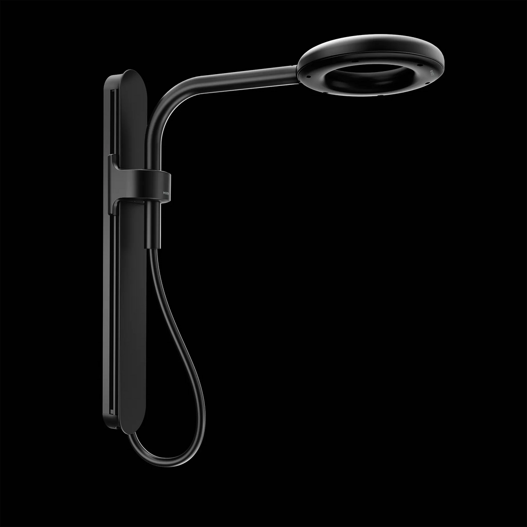 MOEN N207R0BL Spa Shower One-Function 7.9" Diameter Spray Head Rainshower - Matte Black
