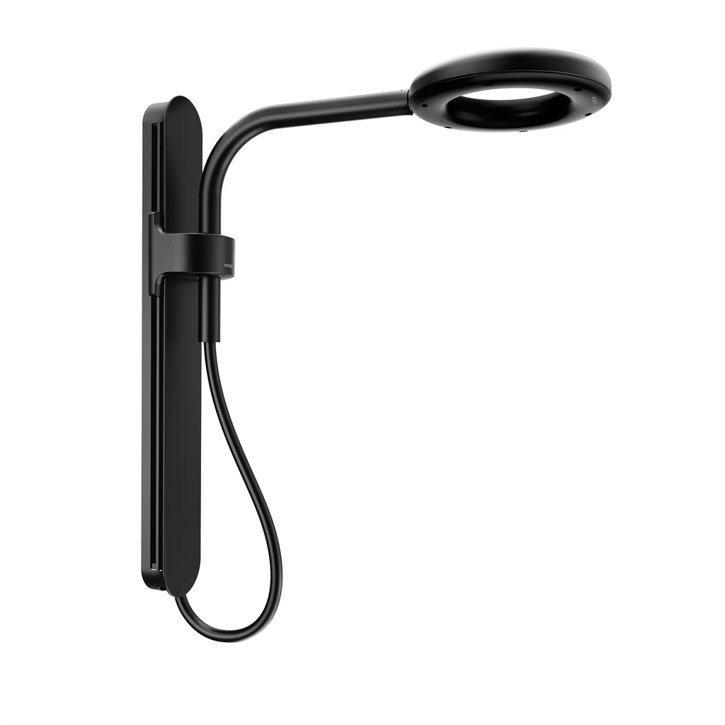 MOEN N207R0BL Spa Shower One-Function 7.9" Diameter Spray Head Rainshower - Matte Black