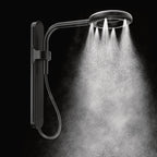 MOEN N207R0BL Spa Shower One-Function 7.9" Diameter Spray Head Rainshower - Matte Black