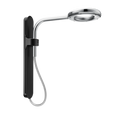 MOEN N207R0BLC Spa Shower One-Function 7.9" Diameter Spray Head Rainshower - Matte Black/Chrome