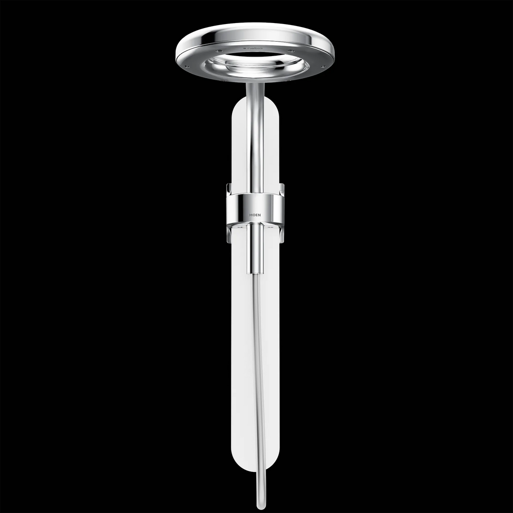 MOEN N207R0CH Spa Shower One-Function 7.9" Diameter Spray Head Rainshower - Chrome/White