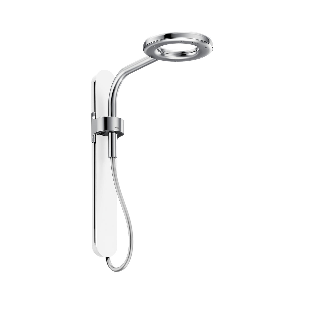 MOEN N214R0CH Spa Shower One-Function 7.9" Rainshower - Chrome/White
