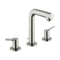 HANSGROHE 72130821 Talis S Widespread Faucet 150 with Pop-Up Drain, 1.2 GPM - Brushed Nickel