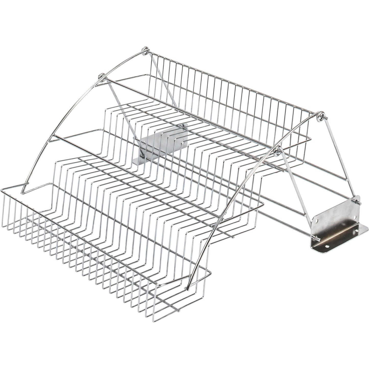 HARDWARE RESOURCES TTSPD-R 3-Tier Spice Rack Pulldown - Polished Chrome