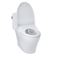 TOTO MW6424736CEFGA#01 WASHLET+ Nexus One-Piece Elongated 1.28 GPF Toilet with Auto Flush S7A Contemporary Bidet Seat , Cotton White