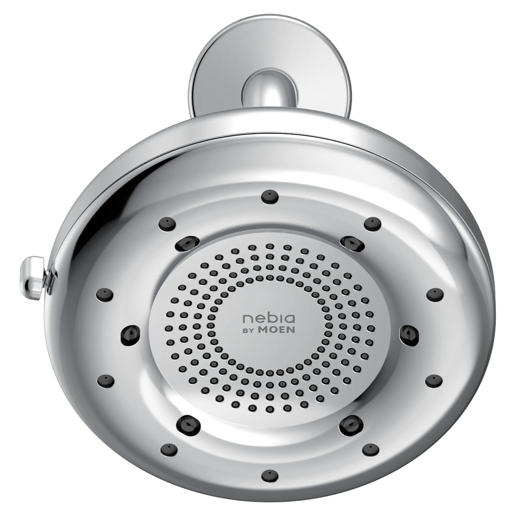 MOEN N400R0CH Quattro Four-Function 6-1/2" Diameter Spray Head Rainshower - Chrome