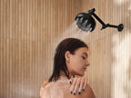 MOEN S116BL Shower Arm - Matte Black