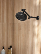 MOEN S116BL Shower Arm - Matte Black