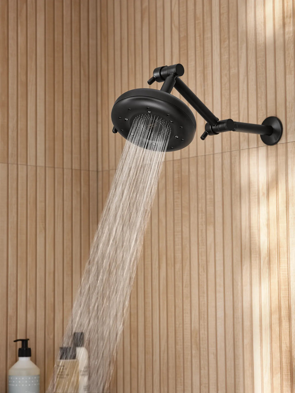 MOEN S116BL Shower Arm - Matte Black