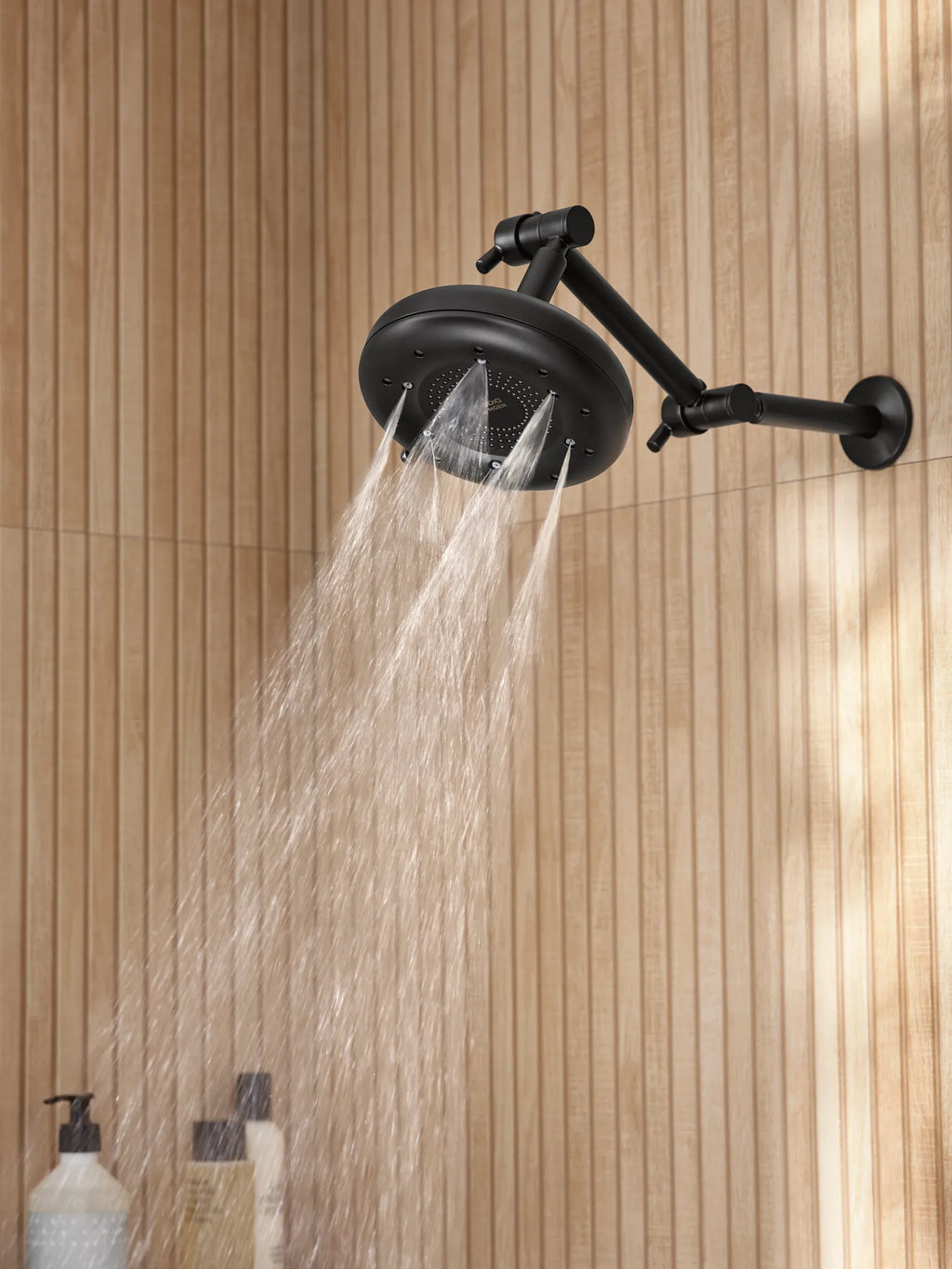 MOEN S116BL Shower Arm - Matte Black