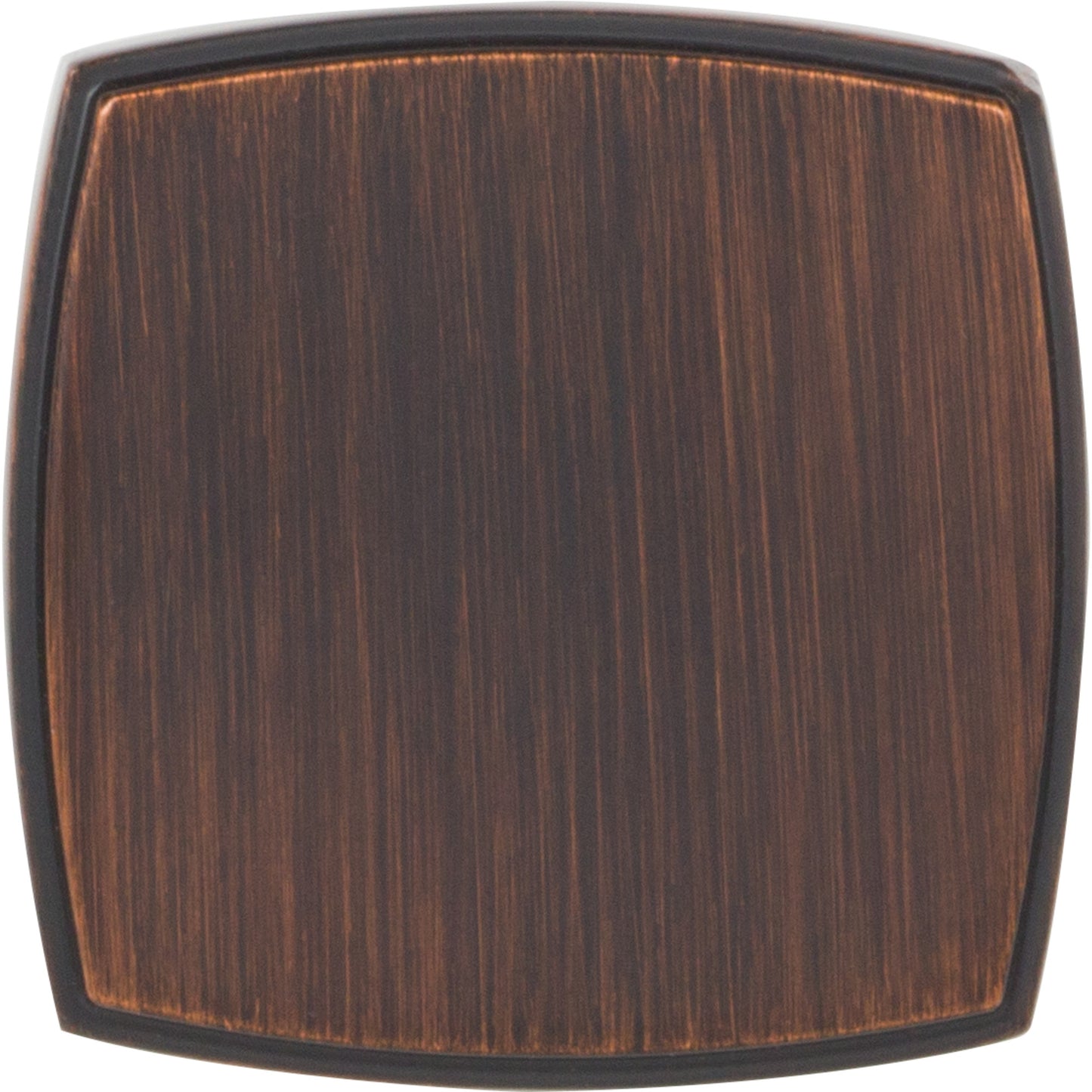 JEFFREY ALEXANDER 141L-DBAC Renzo 1-3/4" Diameter Square Knob - Brushed Oil Rubbed Bronze