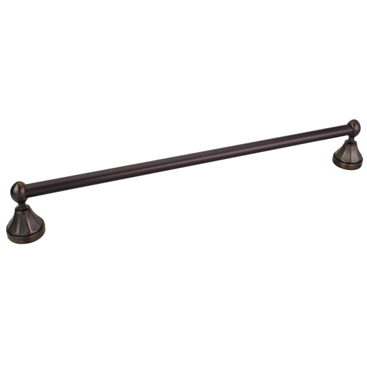 ELEMENTS BHE3-03DBAC Newbury Brushed Oil Rubbed Bronze 18" Single Towel Bar - Contractor Packed , Brushed Oil Rubbed Bronze