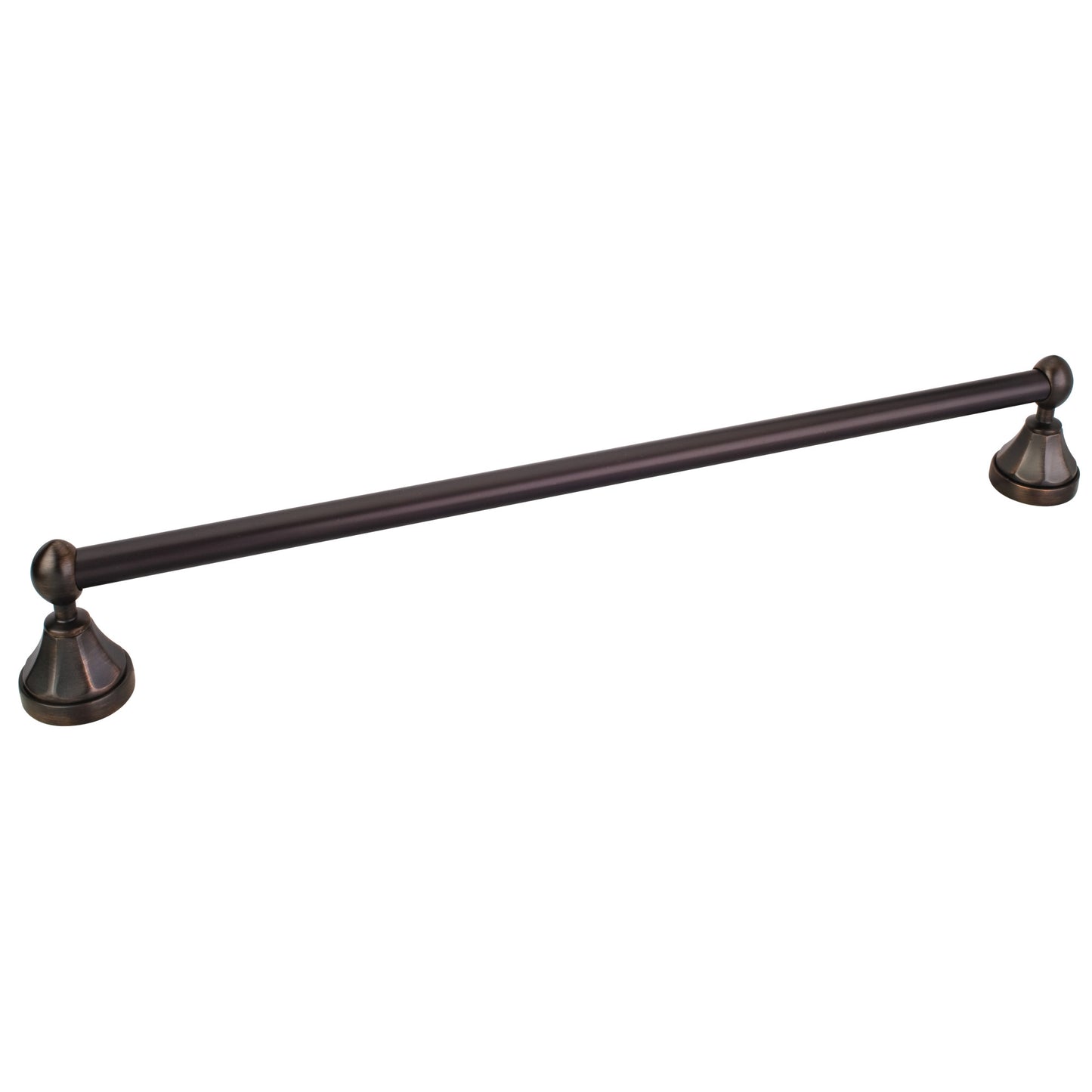 ELEMENTS BHE3-03DBAC-R Newbury Brushed Oil Rubbed Bronze 18" Single Towel Bar - Retail Packaged , Brushed Oil Rubbed Bronze