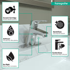 HANSGROHE 04510000 Focus Single-Hole Faucet 70, 1.2 GPM - Chrome