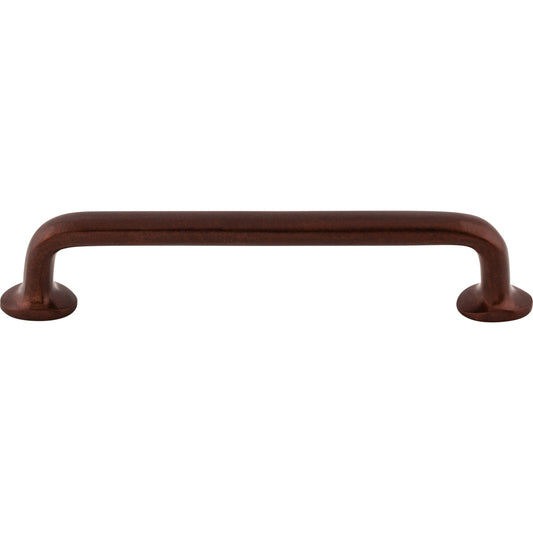 TOP KNOBS M1393 Aspen Rounded 6" Center to Center Bar Pull - Mahogany Bronze