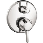 HANSGROHE 04449000 Ecostat Classic Pressure Balance Trim with Diverter, Round - Chrome